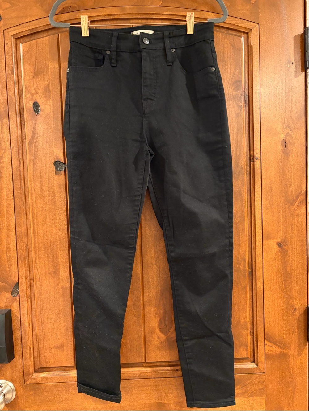 Madewell Black High-Waisted Skinny Jeans